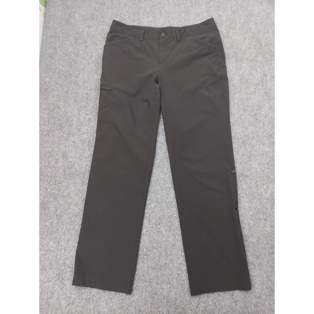 Eddie Bauer Pants Womens 12 Black‎ Outdoor Travex Convertible Roll up Hiking